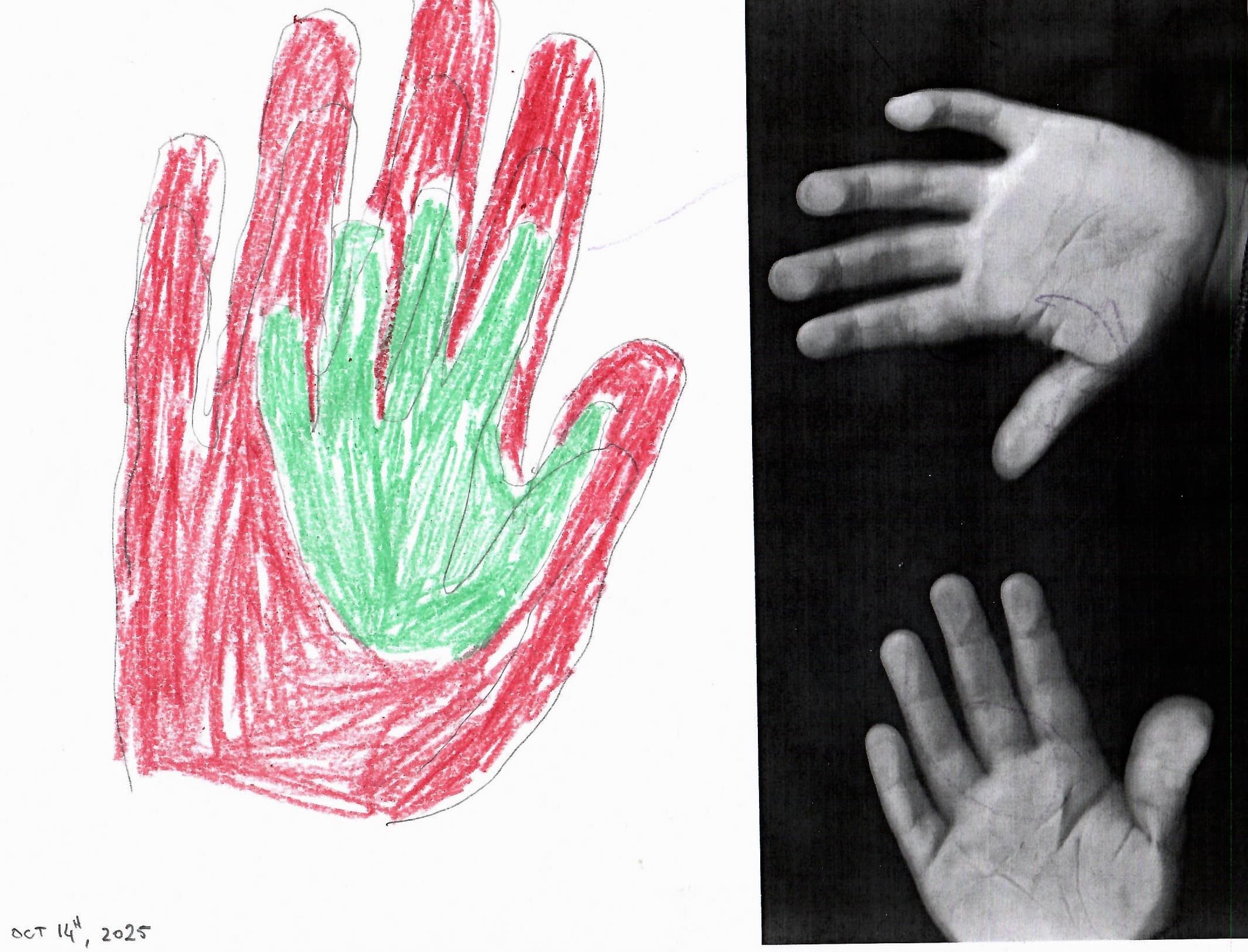 Hand Tracing Art